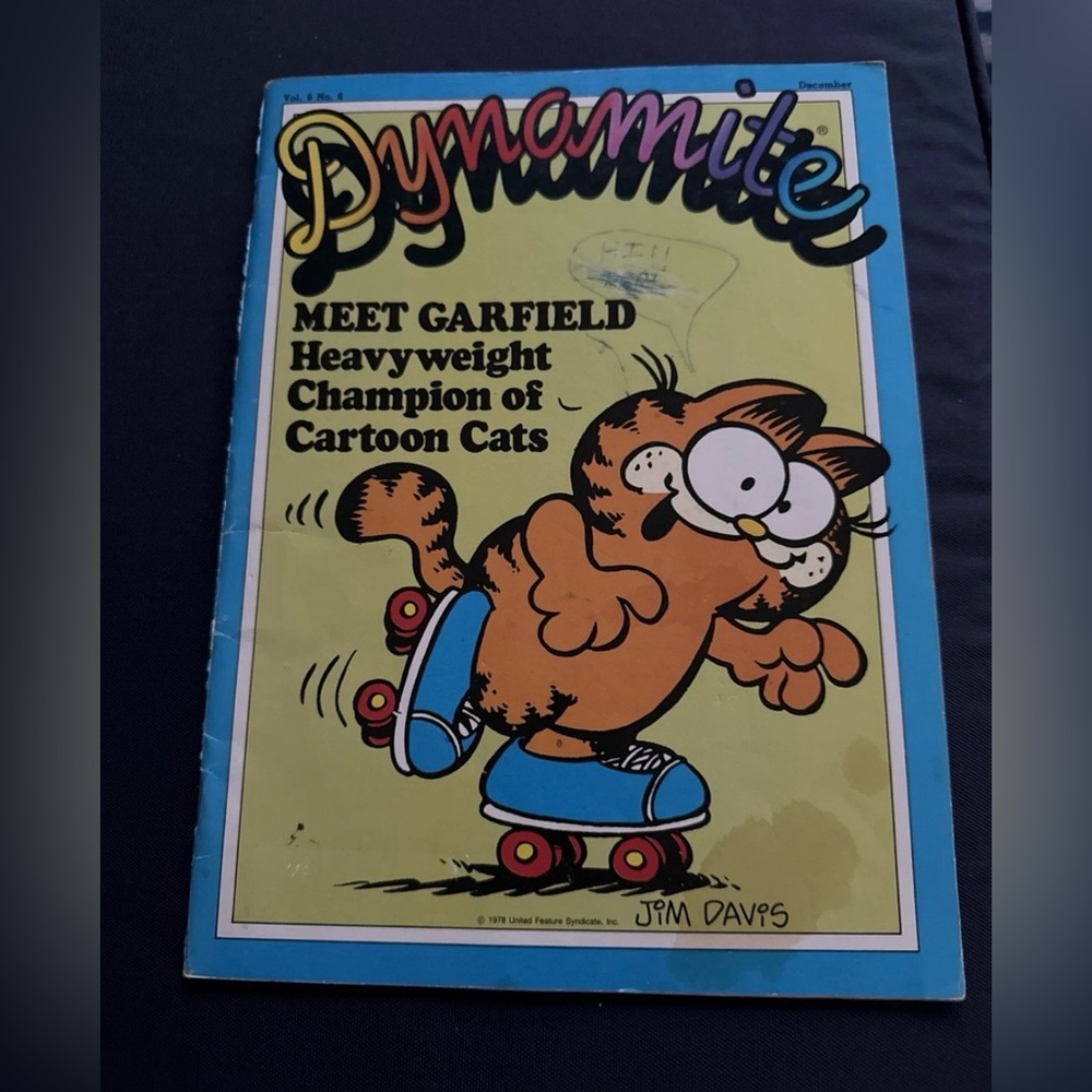 Dynamite Magazine Garfield
December 1982 Vol 6 No 6